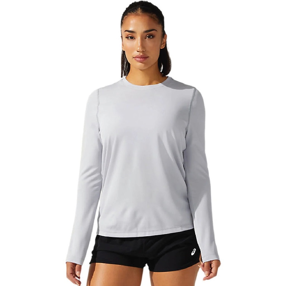 ASICS Women's Ready Set Long Sleeve Tee Grey